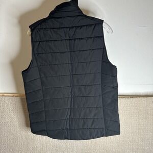 Michael Kors Puffer Vest Womens Size M Full Zip Black Polyester